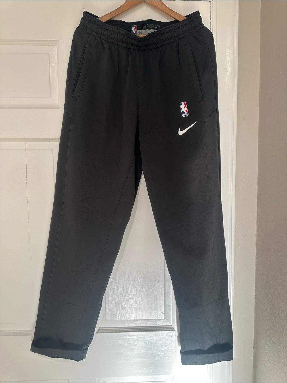Nike Black Kids NBA Logo Sweatpants